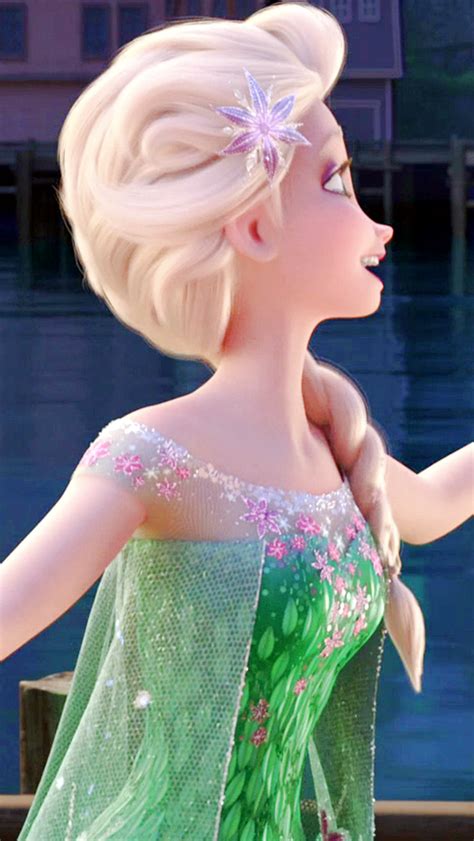 Frozen Fever Elsa Phone Wallpaper Frozen Photo 38826028 Fanpop