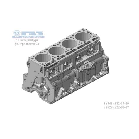 Купить Блок двигателя дв. 305 Evotech ГАЗель NEXT на двигатель с чугун ...