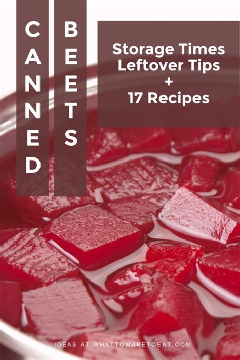 17 easy Canned Beets Recipes plus storage info and useful tips