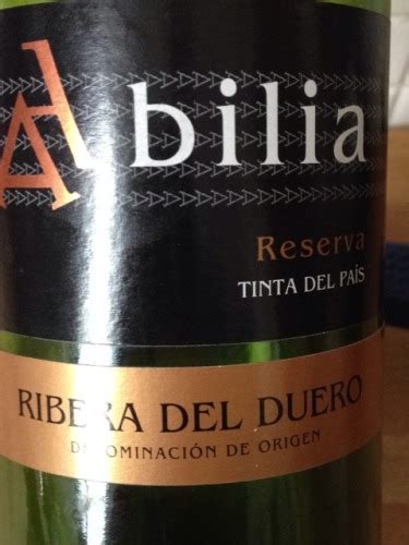 AA Bilia Reserva Tinta Del Pais Ribera Del Duero Vivino US