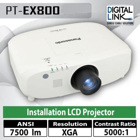 Panasonic Pt Ex Proyektor Xga Ansi Lumens Lcd Technology