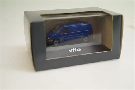 1 87 Wiking Dealer Edition B66000101 MB Vito Kasten Blau Neu