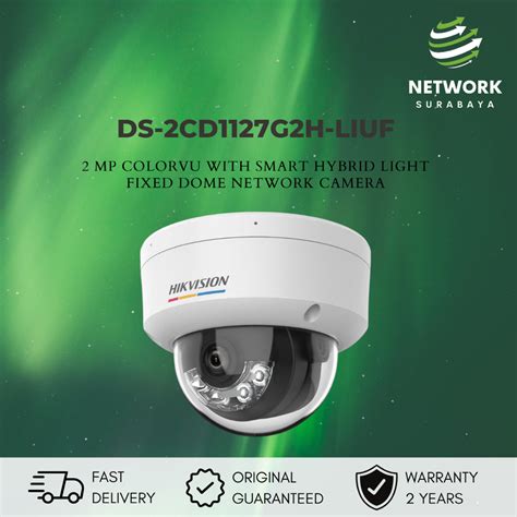 Jual Hikvision Ds Cd G H Liuf Mp Colorvu Hybrid Light Dome Ip