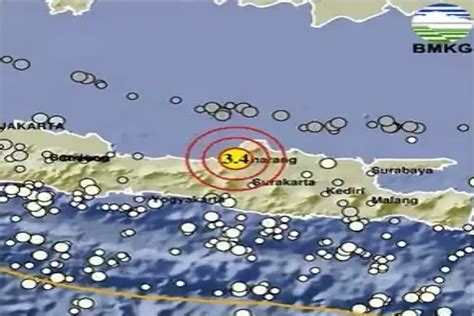 Gempa Bumi Terkini Hari Ini 2 Kali Guncang Jawa Tengah Ini Kekuatan