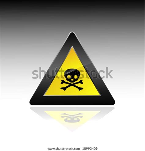 Vector Warning Sign Skull Symbol Stock Vector (Royalty Free) 18993409