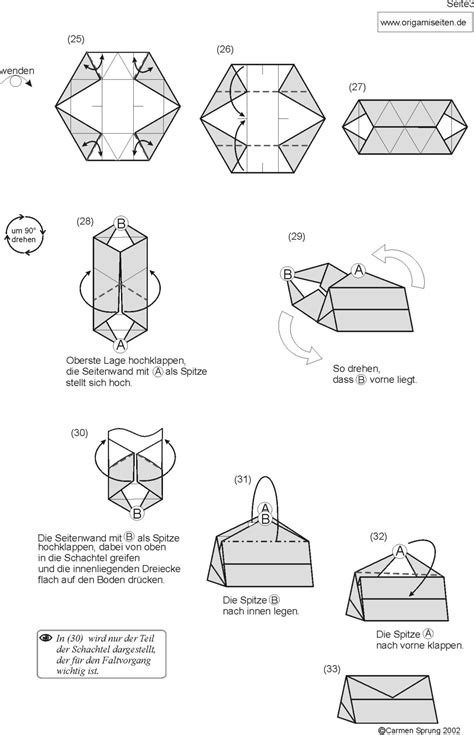 Faltanleitung Origami Schachtel Anleitung Pdf Origami Diagrams Wie