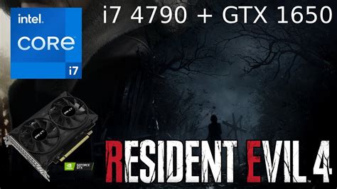 RESIDENT EVIL 4 I7 4790 GTX 1650 GDDR6 Prueba De Rendimiento