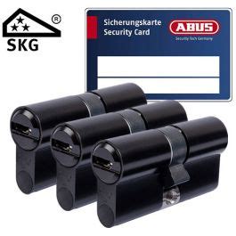 Abus Vela 1000 SKG3 Zwart 3 Cilinders Met 9 Sleutels