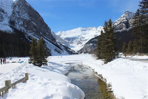 Banff National Park during Winter Stock Image - Image of famous, lake: 188811239