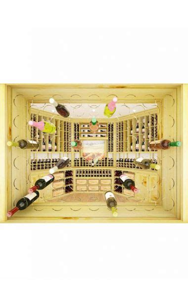 3 Ft Vintner Acrylic Wine Racks 9 Column Individual Racking