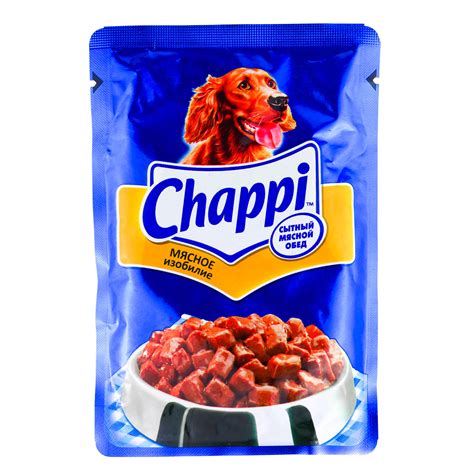 Корм для взрослых собак Chappi (Чаппи) 100г мясное изобилие в подливе ...