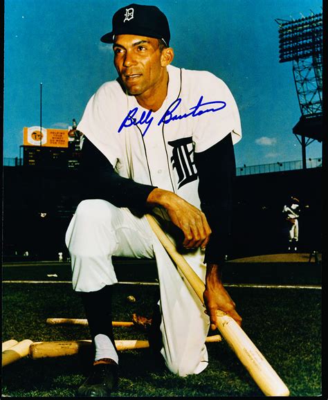 Lot Detail Billy Bruton Autographed Detroit Tigers Color 8 X 10 Photo