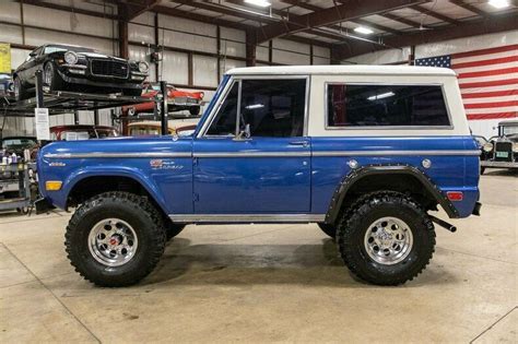 1969 Ford Bronco Sport 37025 Miles Blue Suv 302ci V8 3 Speed Manual