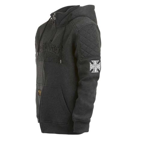 West Coast Choppers Choppers Por Vida Full Zip Sweatshirt Grey Motardinn