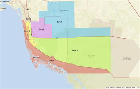 Collier County evacuation routes & zones