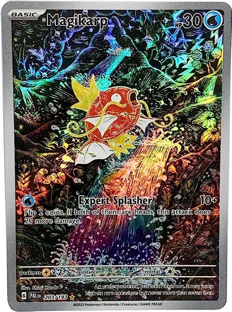 Amazon Pokemon Magikarp 203 193 Paldea Evolved Illustration