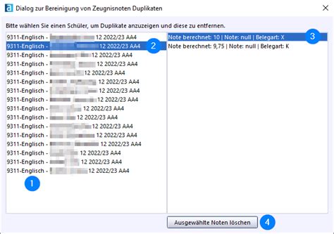 Schnittstelle Zur Bereinigung Von Zeugnisnoten Amtliche