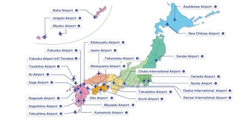 Japan Airport Map