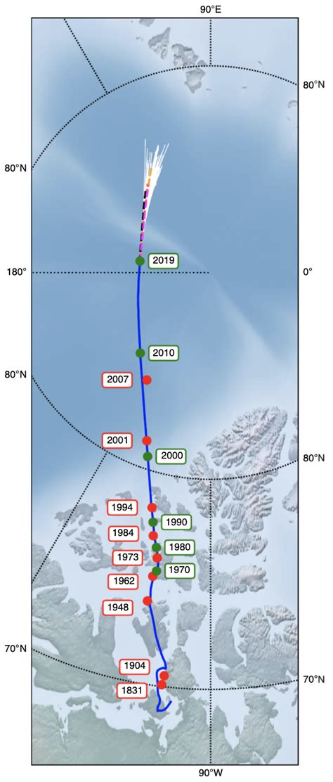 Nasa Pole Shift Map