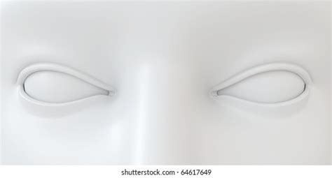 3d White Woman Eyes Stock Illustration 64617649 Shutterstock