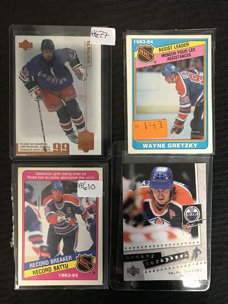 Wayne Gretzky Hockey Card Lot