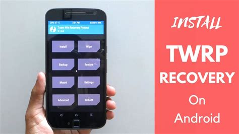 How To Install Twrp Custom Recovery On Any Android Phone Without Root