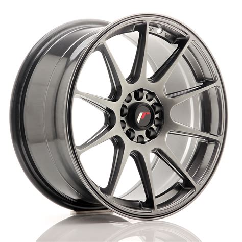 Japan Racing JR Wheels JR11 17x8 25 ET35 5x108 5x100 Hiper Black