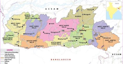 meghalaya-map - Odin Tours | Luxury Holidays in India Nepal Bhutan ...