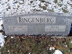 Christian H Ringenberg Memorial Find A Grave