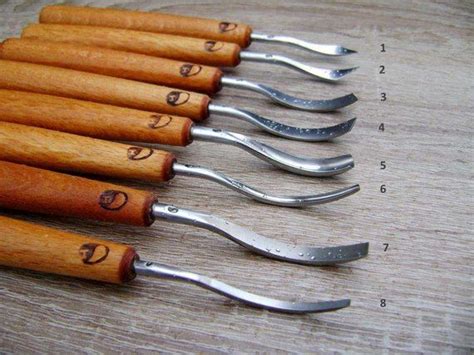 Wood Carving Tools Forged By Hand Wood Carving Chisels Mini Chisels