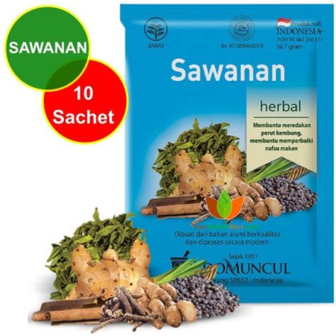 Jual 10 SACHET JAMU SAWANAN SIDOMUNCUL OBAT PENAMBAH NAFSU MAKAN SIDO