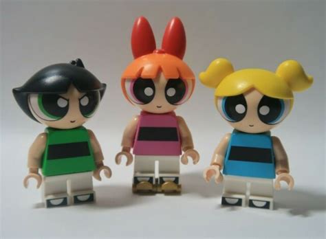 New Powerpuff Girls Lot Bubbles Buttercup Blossom Lego