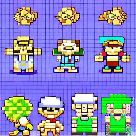 8 Bit Rpg Sprite Sheet