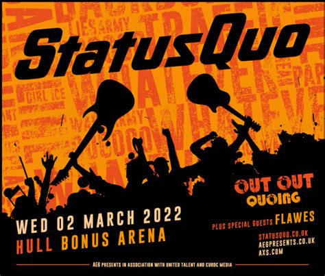 Rock Legends Status Quo Announce Hull Gig For 2022