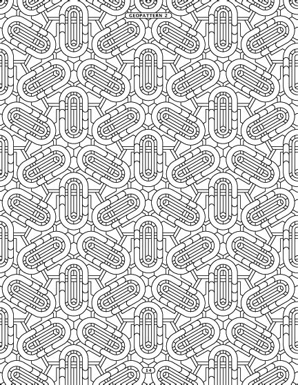 Adult Coloring Pages Repeating Patterns Zentangle New Art Doodles