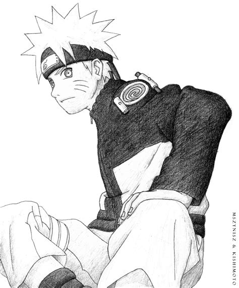 Shippuuden Sitting Naruto By Mszynisz On Deviantart