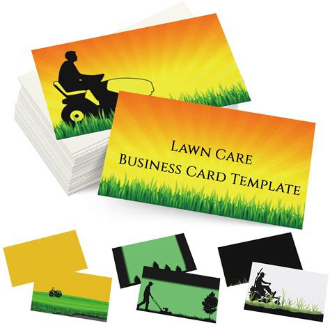 Lawn Service Business Cards Templates