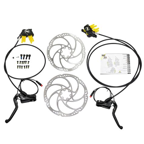 Magura MT5e E Brake 4 Piston Hydraulic Disc Brake Set W 180 203mm