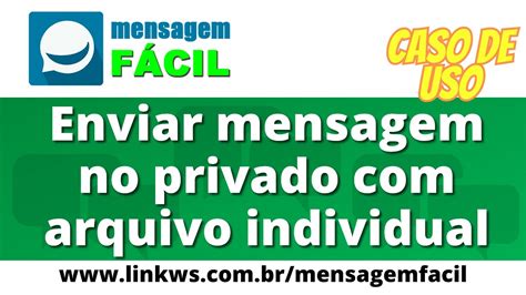 Caso De Uso Como Enviar Msg No Privado Arquivo Individual