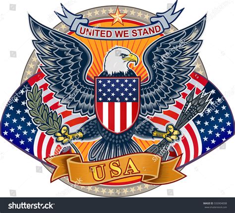 Eagle Flag Vector Images Stock Photos Vectors Shutterstock