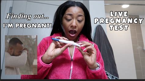 Finding Out Im Pregnant Live Pregnancy Test Telling My Husband Youtube