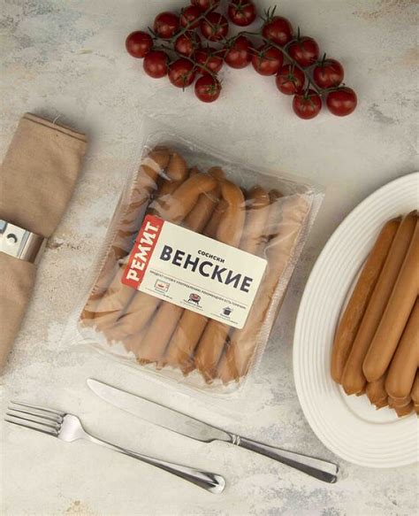 Сосиски «Венские» купить в Москве в магазине Вкусные колбасы