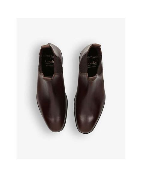 Loake Emsworth Leather Chelsea Boots In Brown For Men Lyst