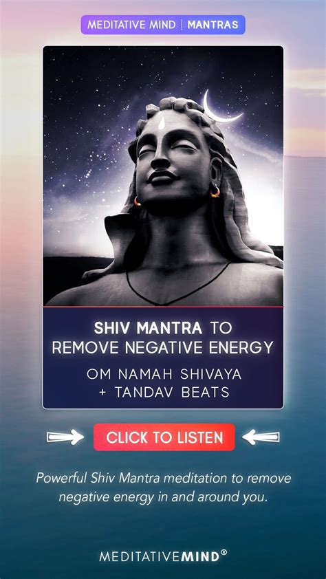 SHIV MANTRA to Remove Negative Energy - OM NAMAH SHIVAYA + Tandav Beats ...