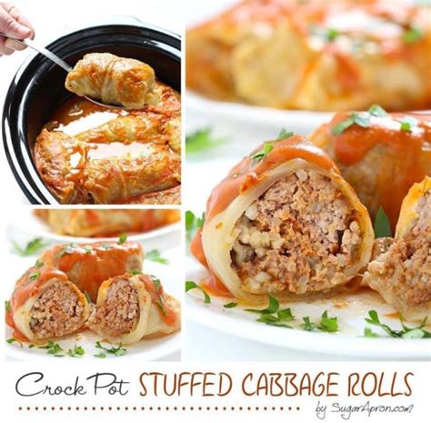 Crock Pot Stuffed Cabbage Rolls Mamamia Recipes