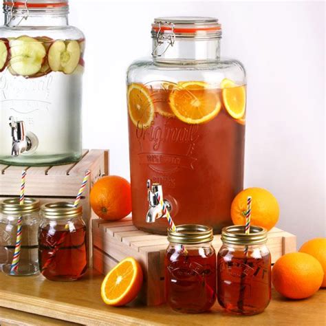 Kilner 5 Liter Tap Voor Limonade Ice Tea Of Cocktails Ijsthee