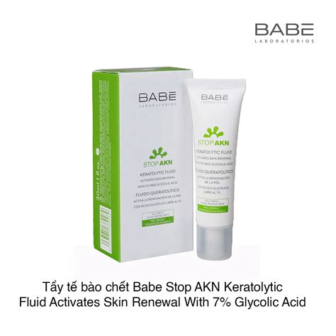 Tẩy tế bào chết Babe Stop AKN Keratolytic Fluid Activates Skin Renewal Chợ Tình Của Boo