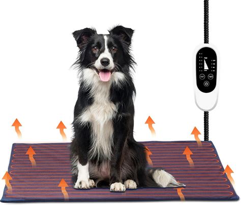 Tucker Murphy Pet™ Electric Heated Dog Bed for Large Breeds, Temperature, Timer Control, Anti ...