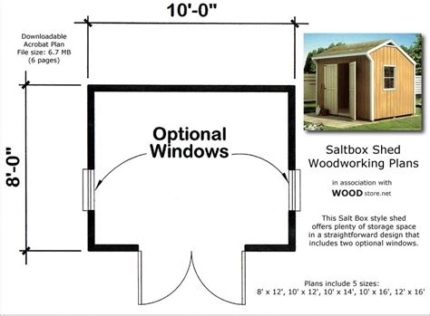 Learn Free X Saltbox Shed Plans Goehs