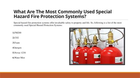 Ppt Importance Of Special Hazard Fire Protection Systems Powerpoint